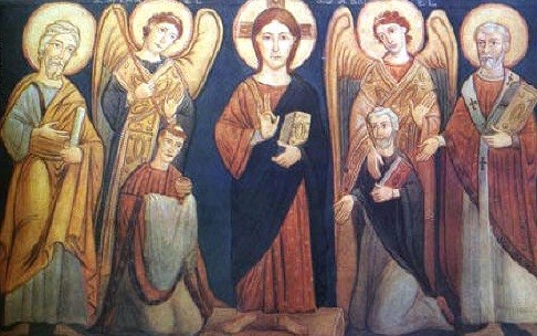 Святых Кирилла и Мефодия изображают на иконах как книжников и просветителей