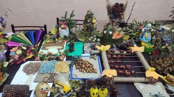 Ученики Болгарской воскресной школы "Просвета" в Украине создали картины из зерновых культур