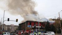 Пожар в заброшенном памятнике архитектуры Софии