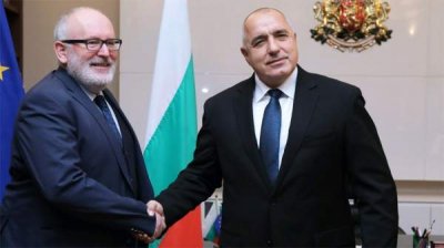 Премьер Бойко Борисов встретился с заместителем председателя Европейской комиссии Франсом Тиммермансом