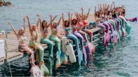 Болгарские русалки приняли участие в сказочном шоу у итальянского побережья