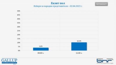 Избирательная&nbsp;активность болгар на парламентских выборах 2 апреля