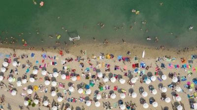 На южном побережье Черного моря наблюдается значительный рост туристов