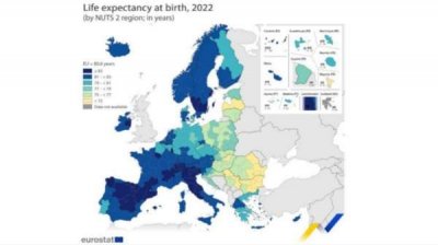 В Болгарии находятся 4 из 5 регионов ЕС с самой низкой продолжительностью жизни