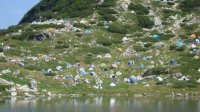 Экологи почистили район Семи рильских озер