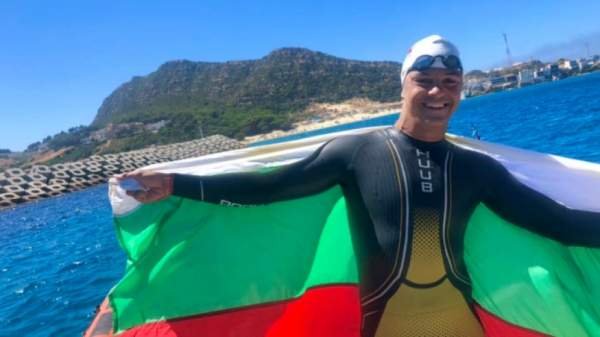 Цанко Цанков завоевал золотую медаль в заплыве через Гибралтар