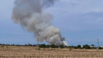 Военно-транспортный самолет разбился при подготовке к авиашоу