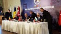 Подписан меморандум об очистке Черного моря от плавающих мин