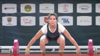 Галя Шатова - серебряный призер юношеского чемпионата Европы по тяжелой атлетике