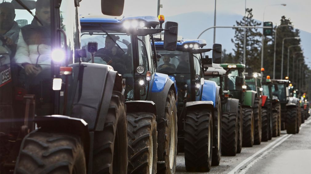 Продолжаются протесты греческих фермеров