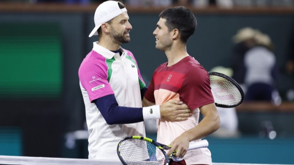 Жребий вывел Григора Димитрова на поединок с Карлосом Алькарасом в Индиан-Уэллсе