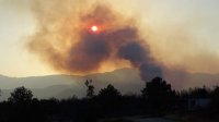 Шестой день продолжается борьба с огненной стихией в Кресненском ущелье