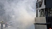 Пожар на торговом судне ликвидируют во время учений „БРИЗ 2020”