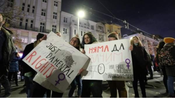 Протест «Больше ни одной!» прошел в Софии