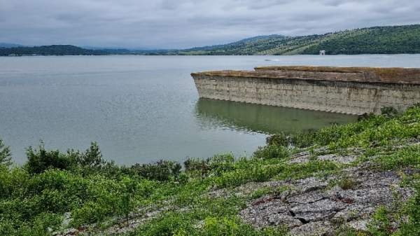 Ситуация с повышением уровня воды в водохранилище 