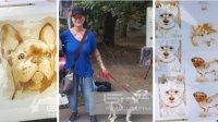 Англичанка в Болгарии рисует кофейной гущей в помощь бездомным животным