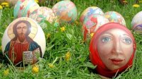 Расписные страусиные яйца к праздникам