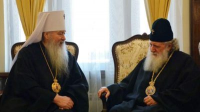 Патриарх Неофит встретился с митрополитом Владимирским и Суздальским Тихоном