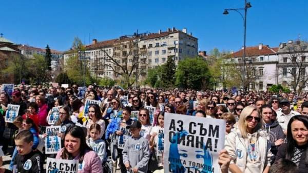 Очередной протест в Софии против 