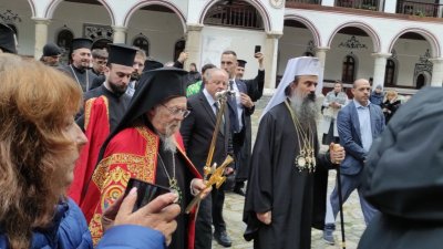 Патриархи Варфоломей и Даниил совершили литургию в Рильском монастыре