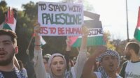 Участники шествия за мир в Софии поддержали народ Палестины