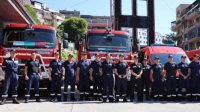 В Северной Греции благодарят болгарских пожарных за помощь