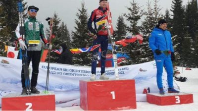 Беломыжев завоевал серебряную медаль на Чемпионате по ориентированию на лыжах