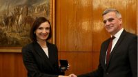 Министр обороны встретился с послом Грузии