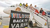 Варна встретила первых иностранных туристов