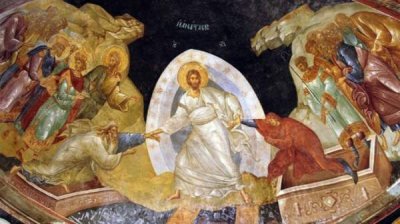 В Великую субботу Христос сходит в ад и спасает праведников