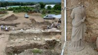 В местности Рупите археологи обнаружили мраморную статую с 1-2 вв.