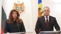Вице-президент Илияна Йотова встретилась с президентом Молдовы Игорем Додоном