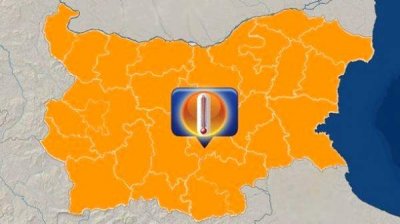 39-40 &deg;С в десяти областях Болгарии
