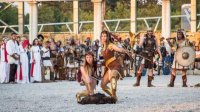Римские лагеря и гладиаторские бои на фестивале античного наследия &quot;Орел на Дунае&quot;