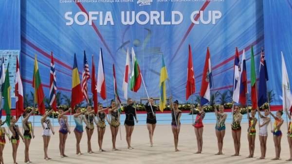 Юниорская сборная Болгарии по художественной гимнастике - серебряный призер турнира «Sofia cup»