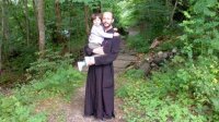 Отец Васил проповедует христианские ценности в Facebook и Skype